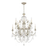 5119-OS-CL-MWP Regis 12 Light Chandelier | Main Image