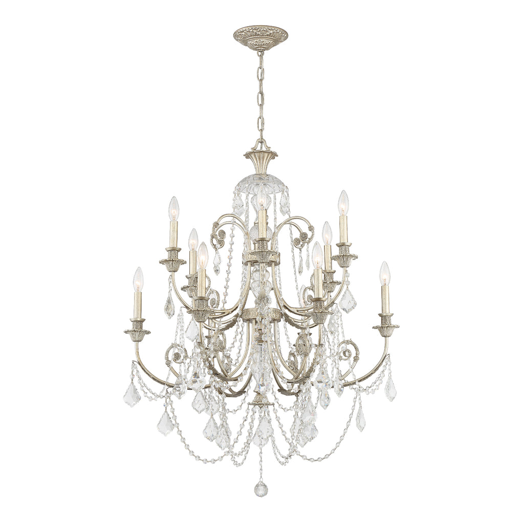 5119-OS-CL-MWP Regis 12 Light Chandelier | Main Image