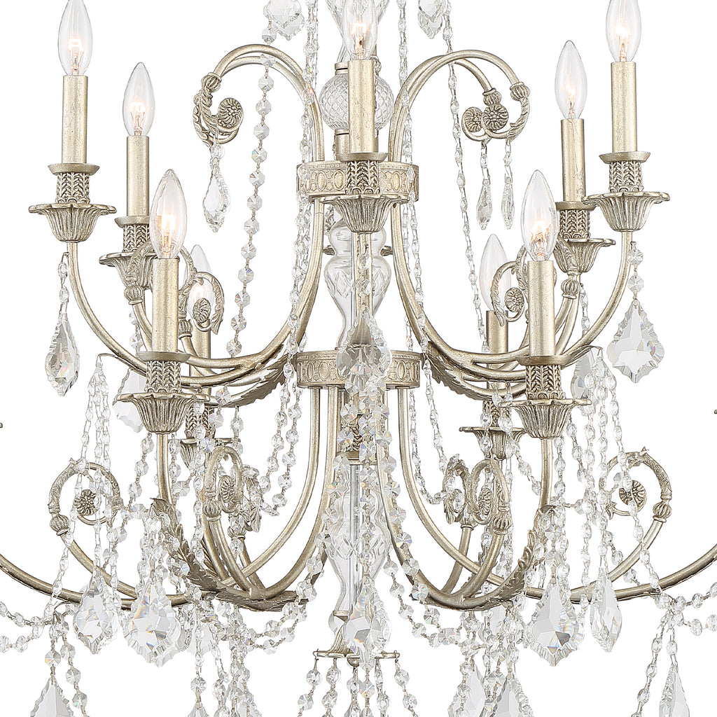 5119-OS-CL-MWP Regis 12 Light Chandelier | Alternate Image