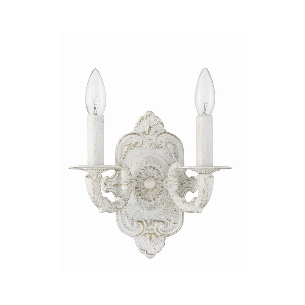 Crystorama Paris Market 10'' Sconce in Antique White - Additional View