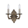 Crystorama Paris Market 10'' Sconce in Venetian Bronze - Front View