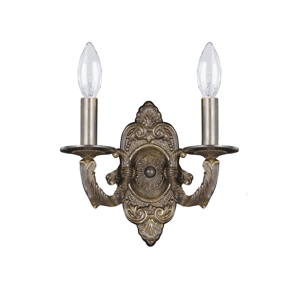 Crystorama Paris Market 10'' Sconce in Venetian Bronze - Front View