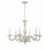 Crystorama Paris Market 28'' Chandelier in Antique White - Additional View