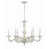 Crystorama Paris Market 28'' Chandelier in Antique White - Additional View