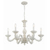 Crystorama Paris Market 28'' Chandelier in Antique White - Additional View