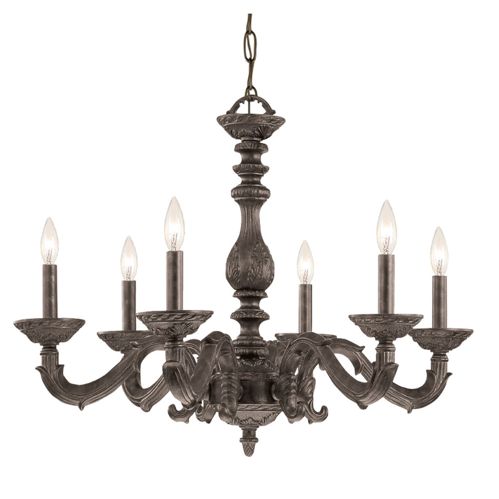 Crystorama Paris Market 28'' Chandelier in Venetian Bronze - Front View