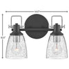 51272BK-CM Easton 2 Light Industrial Bath | Alternate Image