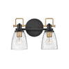 51272BK-CM Easton 2 Light Industrial Bath | Alternate Image