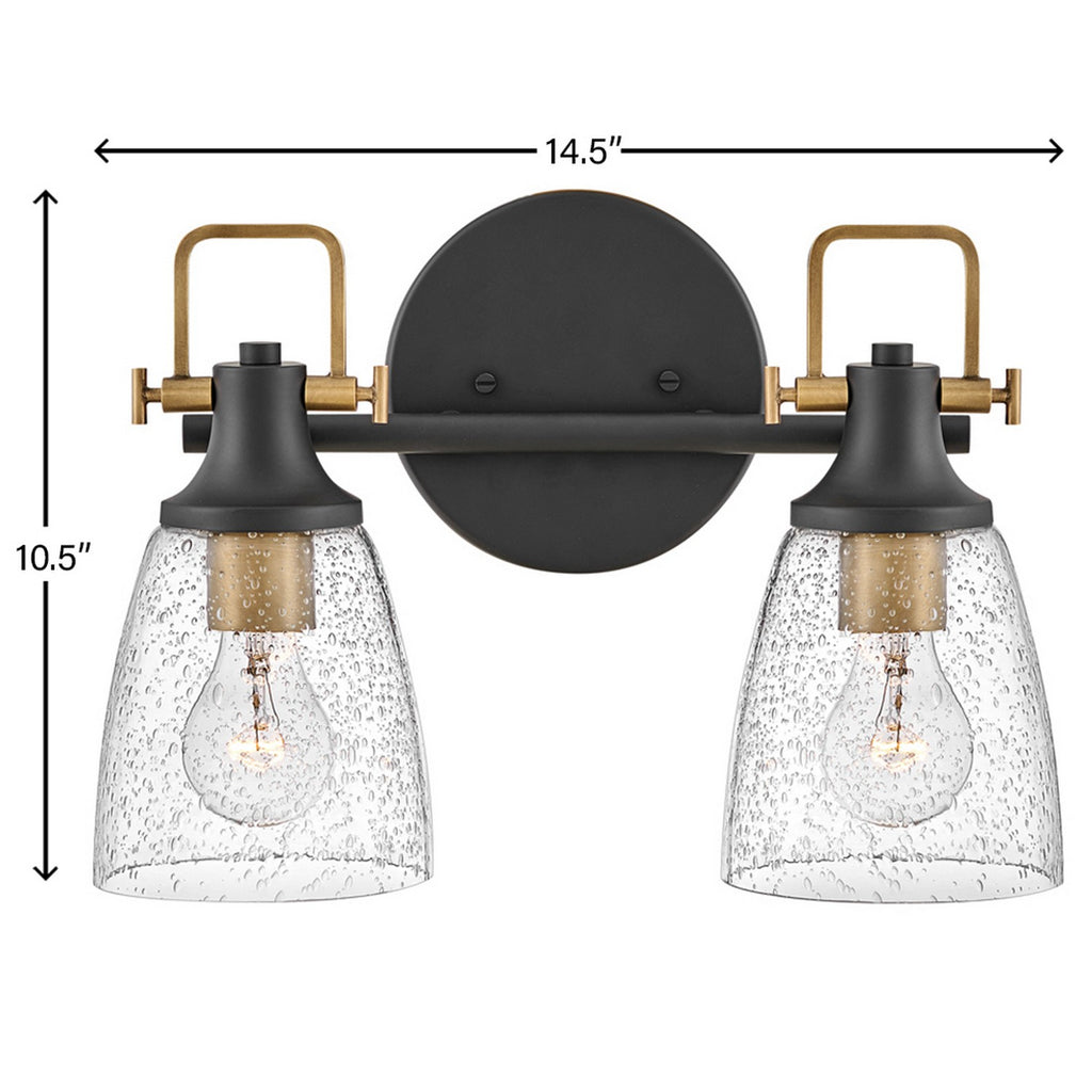 51272BK-CM Easton 2 Light Industrial Bath | Alternate Image