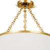 513-GA_CEILING Broche 3 Light Semi Flush | Alternate Image