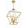 Crystorama Broche 11'' Chandelier in Antique Gold - Additional View