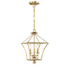 Crystorama Broche 11'' Chandelier in Antique Gold - Additional View