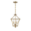 Crystorama Broche 11'' Chandelier in Antique Gold - Additional View