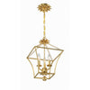 Crystorama Broche 16'' Chandelier in Antique Gold - Additional View