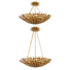 Crystorama Broche 24.5'' Chandelier in Antique Gold - Additional View
