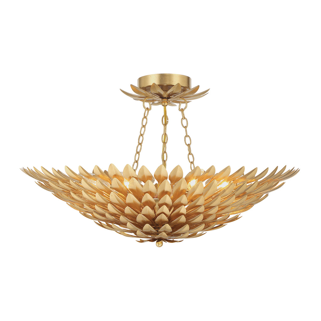 517-GA_CEILING Broche 24.5'' Semi Flush Mount | Alternate Image