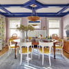 517-GA_ULN Broche 6 Light Chandelier | Lifestyle Image