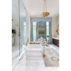 Crystorama-OPEN-BOX Broche 6 Light Chandelier in Antique Gold - Lifestyle View