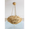 Crystorama-OPEN-BOX Broche 6 Light Chandelier in Antique Gold - Lifestyle View