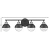 5174BK-CM Fletcher 4 Light Bath | Dimensions Image