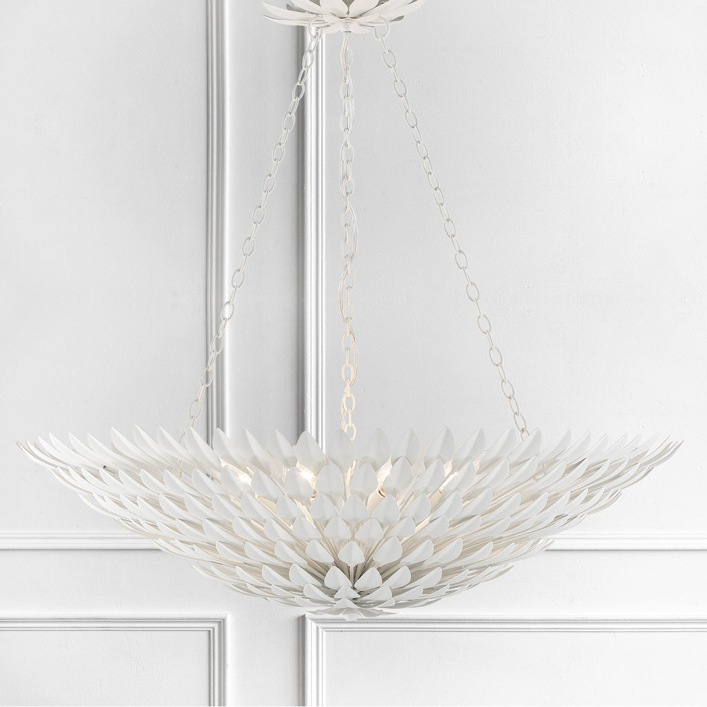 519-MT Broche 8 Light Chandelier | Lifestyle Image