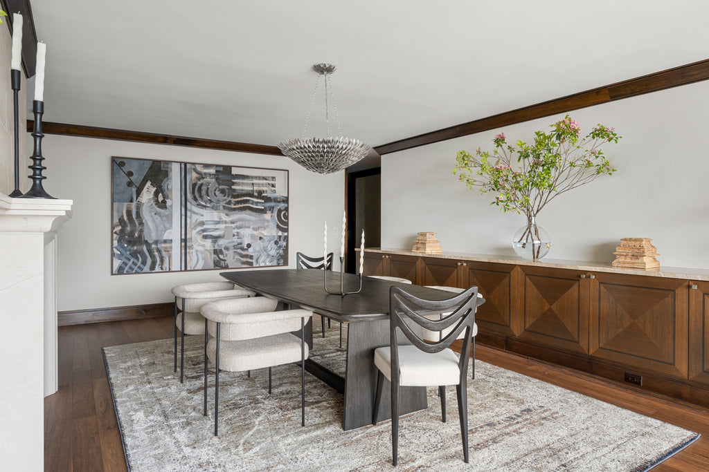 519-SA Broche 30'' Chandelier | Lifestyle Image