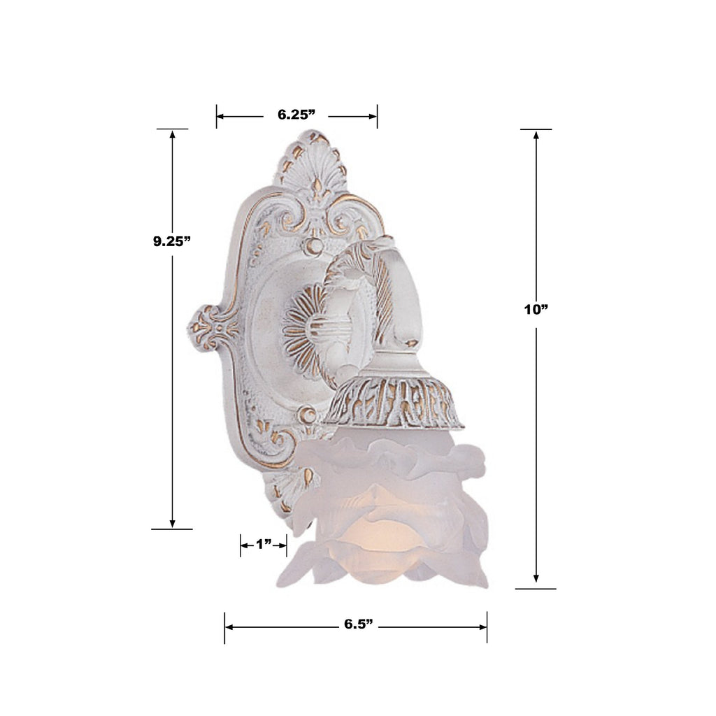 5221-AW Paris Market 1 Light Sconce | Dimensions Image