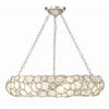 Crystorama Palla 24'' Semi Flush Mount in Antique Silver - Additional View