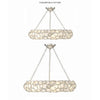 Crystorama Palla 24'' Semi Flush Mount in Antique Silver - Additional View