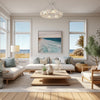 Crystorama Palla 24'' Semi Flush Mount in Antique Silver - Lifestyle View