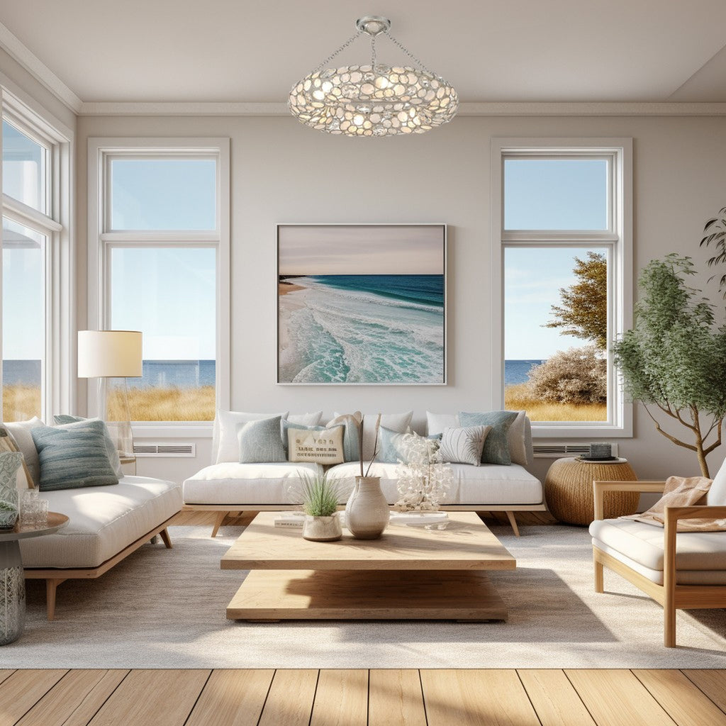 Crystorama Palla 24'' Semi Flush Mount in Antique Silver - Lifestyle View