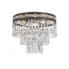 Crystorama Mercer 12'' Flush Mount in English Bronze - Front View