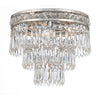 Crystorama-OPEN-BOX Mercer 3 Light Flush in Olde Silver - Additional View