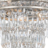 Crystorama-OPEN-BOX Mercer 3 Light Flush in Olde Silver - Additional View