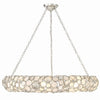 Crystorama Palla 32'' Chandelier in Antique Silver - Additional View