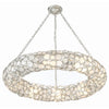 Crystorama Palla 32'' Chandelier in Antique Silver - Additional View