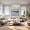 Crystorama Palla 32'' Semi Flush Mount in Antique Silver - Lifestyle View