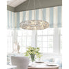 Crystorama Palla 32'' Chandelier in Antique Silver - Lifestyle View