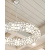 Crystorama Palla 32'' Chandelier in Antique Silver - Lifestyle View