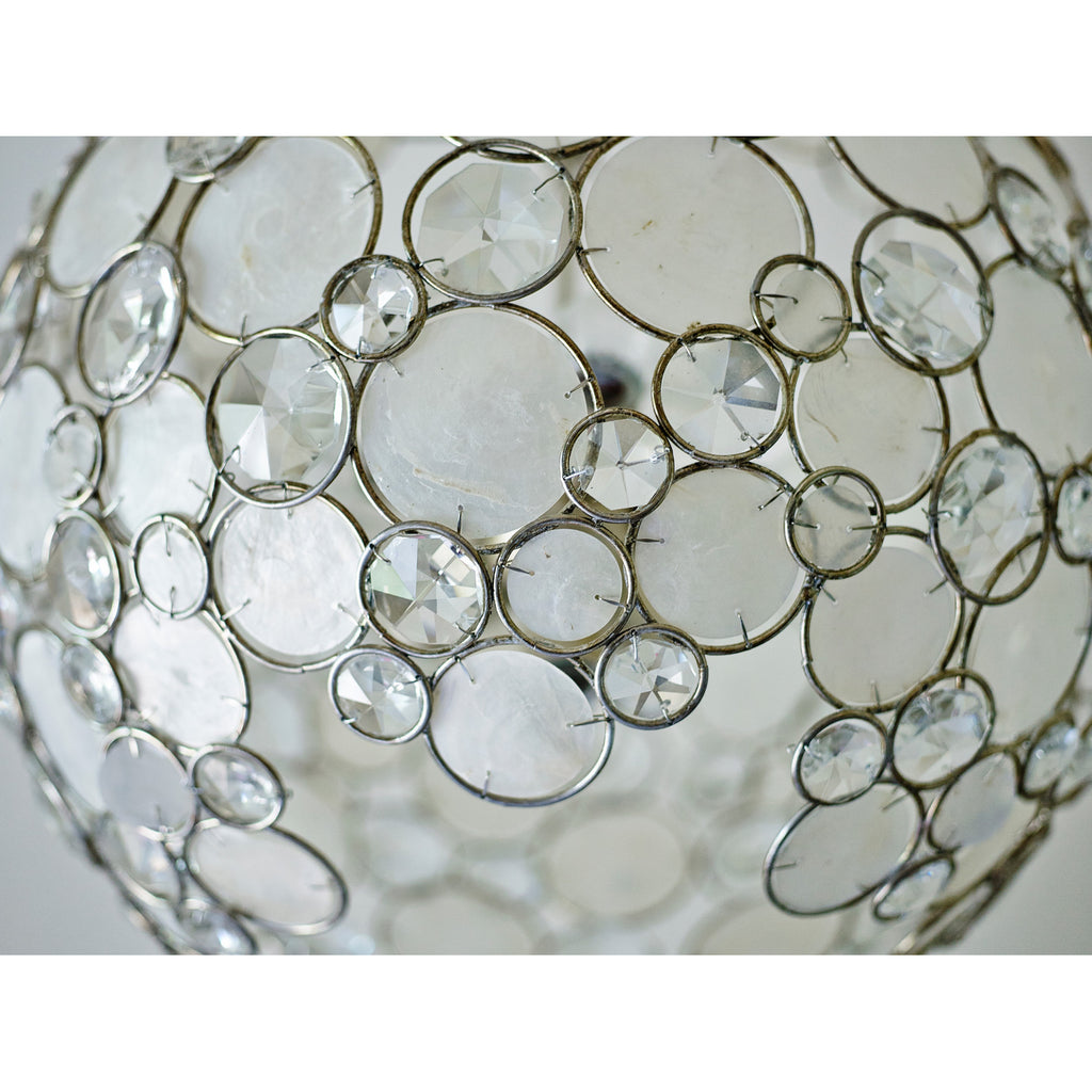 Crystorama Palla 22'' Chandelier in Antique Silver - Additional View