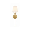 Crystorama Broche 6'' Sconce in Antique Gold - Additional View