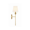 Crystorama Broche 6'' Sconce in Antique Gold - Additional View