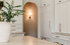 Crystorama Broche 6'' Sconce in Antique Gold - Lifestyle View