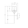 Crystorama Broche 6'' Sconce - Product Dimensions