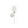 Crystorama Broche 6'' Sconce in Antique Silver - Additional View