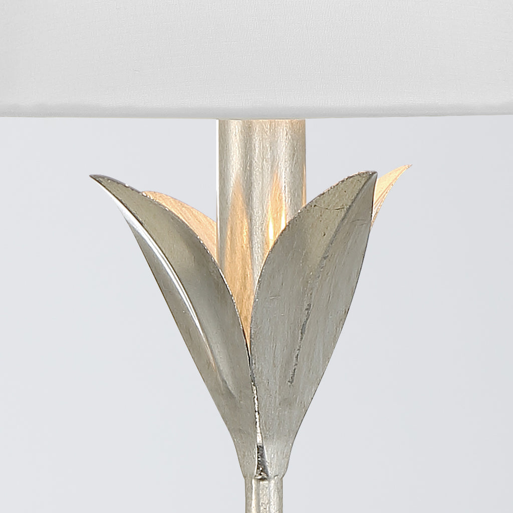 Crystorama Broche 6'' Sconce in Antique Silver - Additional View
