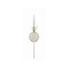 Crystorama Broche 6'' Sconce in Antique Silver - Additional View