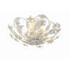 Crystorama Paris Market 16'' Semi Flush Mount in Antique White - Additional View