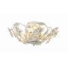 Crystorama Paris Market 16'' Semi Flush Mount in Antique White - Additional View