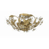 Crystorama Paris Market 16'' Semi Flush Mount in Gold Leaf - Additional View